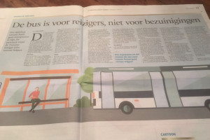 De bus is voor reizigers, niet voor bezuinigingen